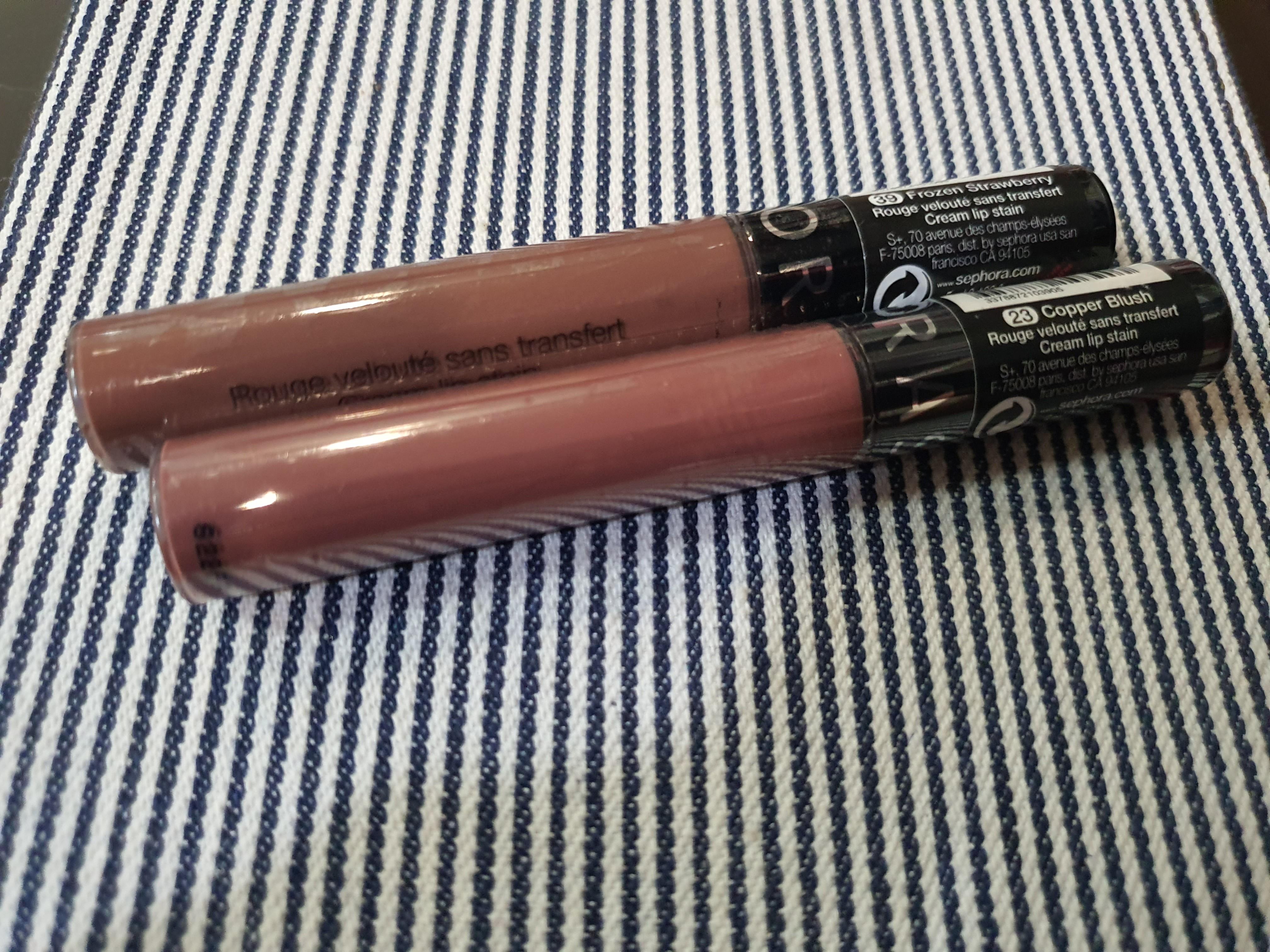 Sephora Cream Lip Stain Liquid Lipstick (Category: Makeup) located in San Juan City. Submitted by soleil.18 (Listing ID 1027020463, Image 1). Description: Brand New and Authentic (Bought from Sephora Canada) Sephora Cream Lip Stain: Frozen Strawberry Copper Blush Payment thru BPI.