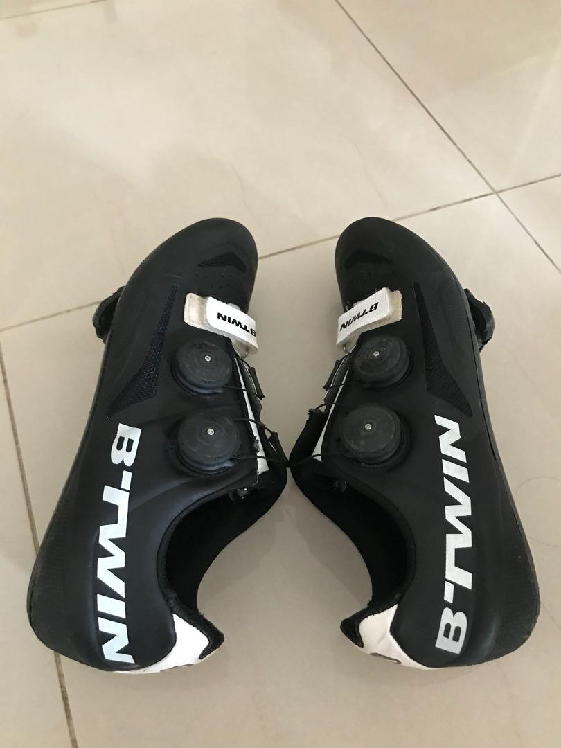 btwin 9 carbon road cycling shoes