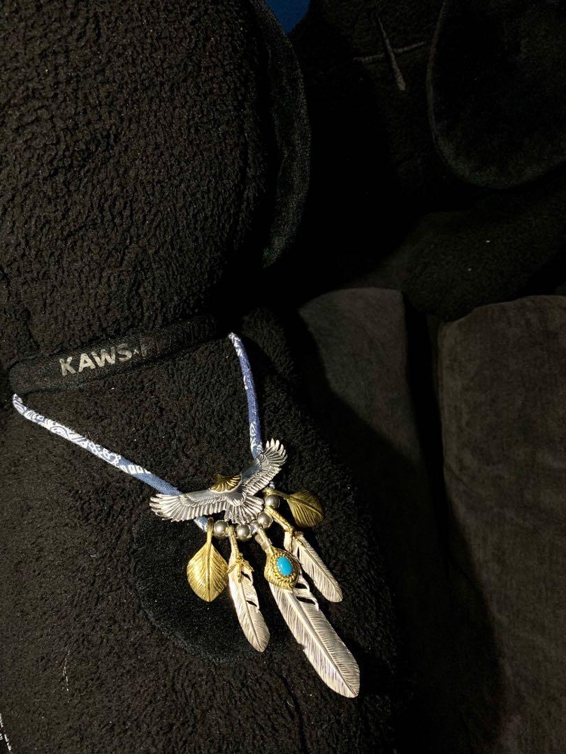 Silver Eagle Feather Necklace Luxury Accessories on Carousell