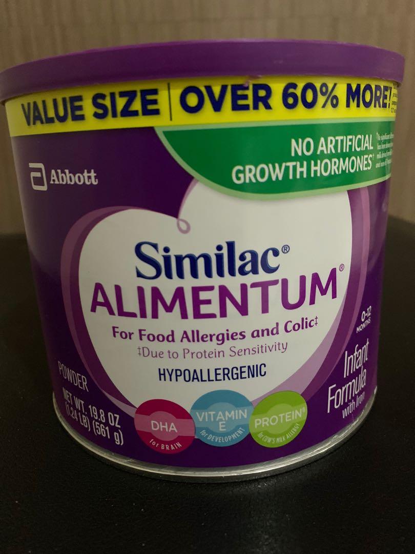 similac alimentum for food allergies and colic