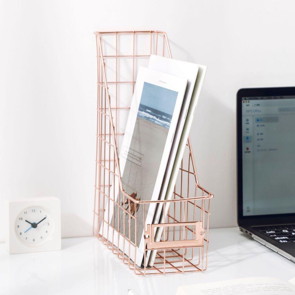 Single and Double Desk and File Metallic Organizer (Category: Storage Boxes & Baskets) located in Manila. Submitted by winterbliss (Listing ID 1017355430, Image 3). Description: Single layer Colors: black, white, gold Double layer Colors: black, white, gold.