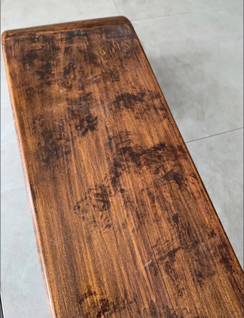 Solid Wood Bench (Category: Tables & Sets) located in Singapore. Submitted by always_the_good_stuff (Listing ID 1027181343, Image 2). Description: BENCH solid wood 142(l) x 23 (W)x 28 (HT) cm Seasoned wooden bench, perfect to sit on when putting on your shoes or doubling up as a narrow table or even as a shelf for things. Self pick up..