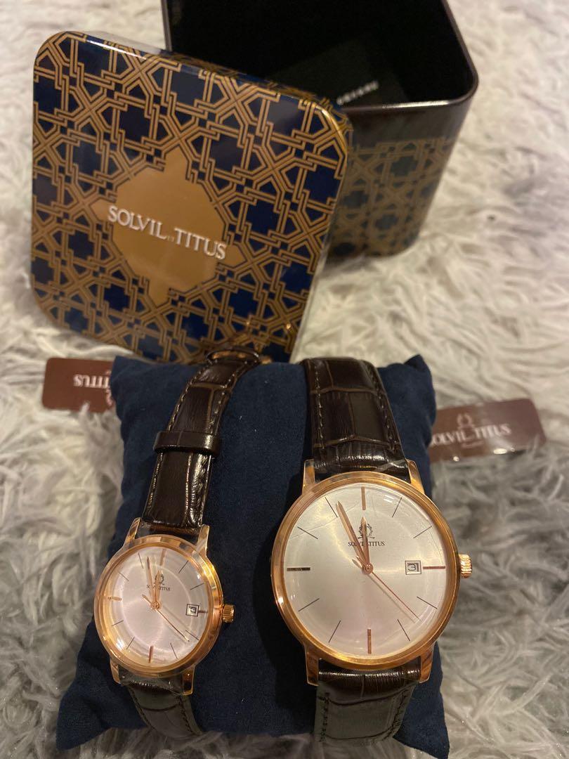 Solvil Et Titus brand New couple watches Luxury Watches on Carousell