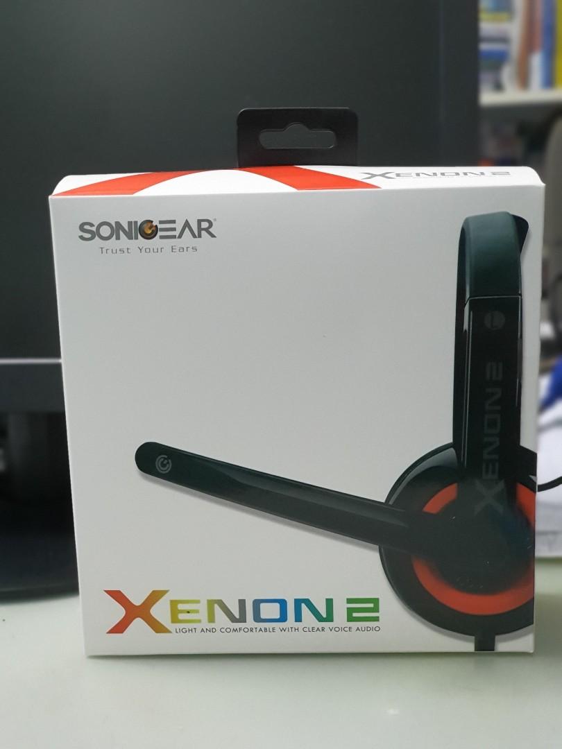 sonicgear xenon 2 headset with mic