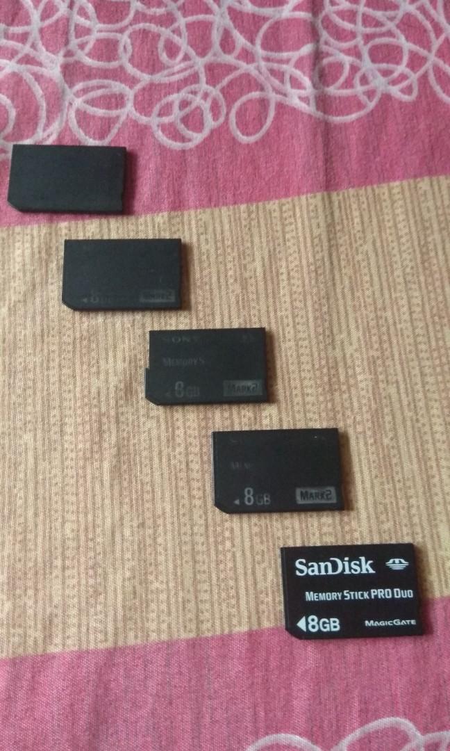 Sony Memory Stick Pro Duo 8 gb w/ PSP Games (Category: Controllers) located in Marikina City. Submitted by daelektronik.gadyetzstor (Listing ID 1010303750, Image 3). Description: NOTE to Buyers : Before making any purchase or decisions whether you are interested buying it. Please take time to read the description about the item beforehand, otherwise you regret it after. Its not sellers fault. Selling Memory Stick for PSP with Mixed Games included
