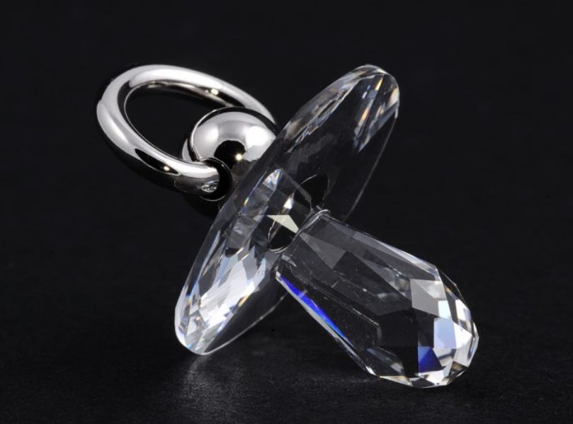 Crystal pacifier sales
