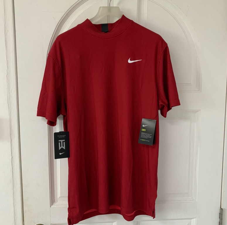 tiger woods mock neck