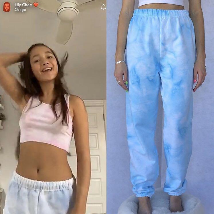 Addison rae tie dye joggers outlet
