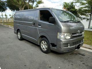 Toyota hiace for rental