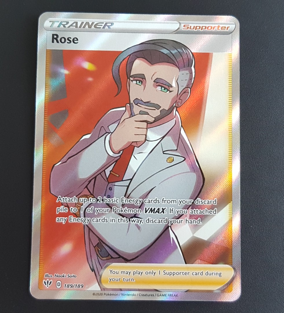 Trainer Rose Pokemon TCG Hobbies Toys Toys Games on Carousell