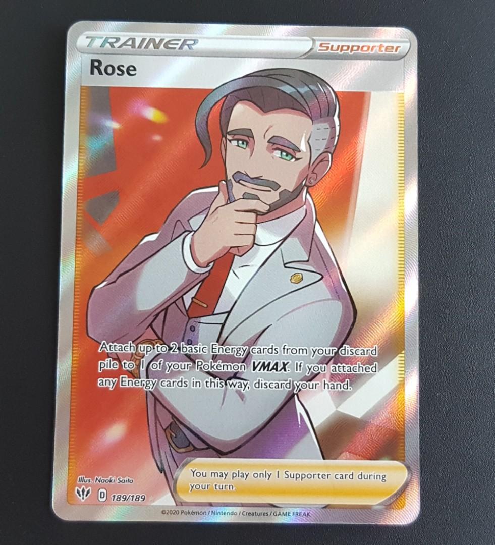 Trainer Rose Pokemon Tcg Toys Games Board Games Cards On Carousell