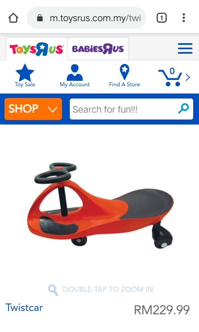 twist car toys r us