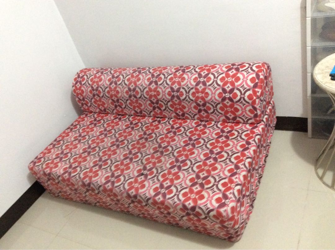 Uratex double sofa bed, Furniture & Home Living, Furniture, Bed Frames