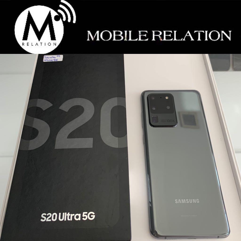 Used Samsung S20 Ultra 5g Cosmic Gray Mobile Phones Tablets Android Phones Samsung On Carousell