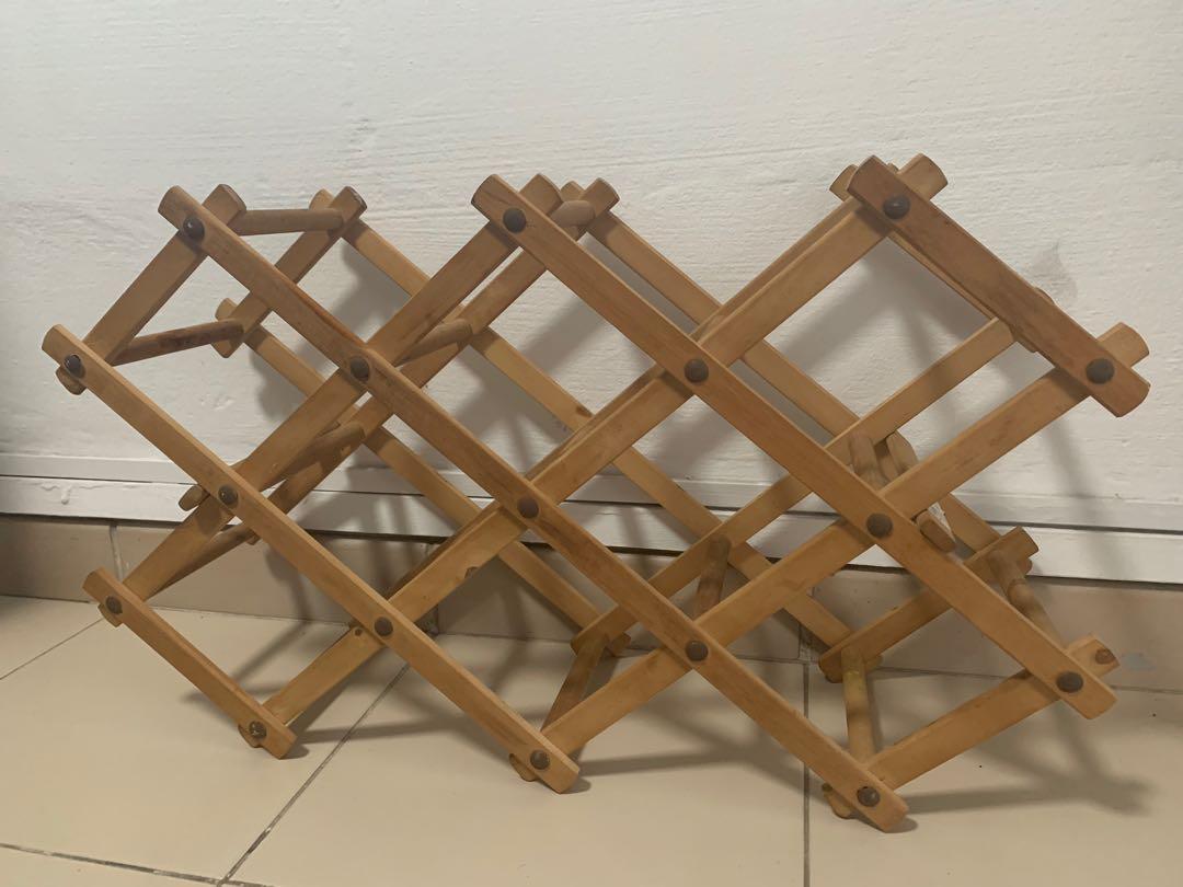 Wooden Red Wine Rack Ikea Furniture Others On Carousell Target/furniture/free standing wine rack (120)‎.
