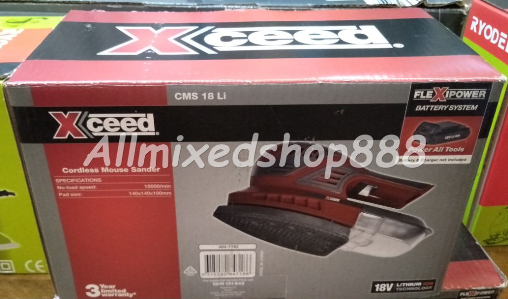 Xceed Cordless Mouse Sander Brandnew Home Furniture Home Tools And Accessories On Carousell