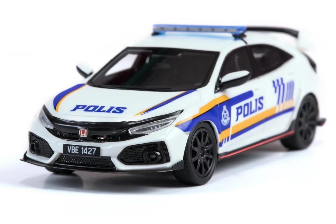 Available Ym Model 1 64 Honda Civic Fk8 Malaysia Police Edition Hobbies Toys Toys Games On Carousell