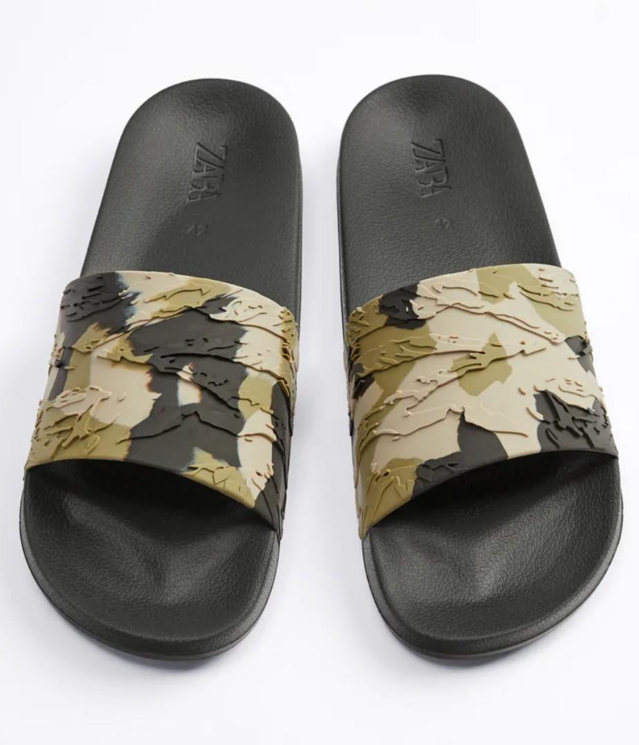 men's camouflage slide sandals