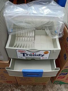 Zooey Trendy 1 Drawer Dish Cabinet