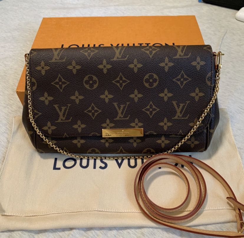 LOUIS VUITTON Monogram Canvas Favorite PM Crossbody Bag