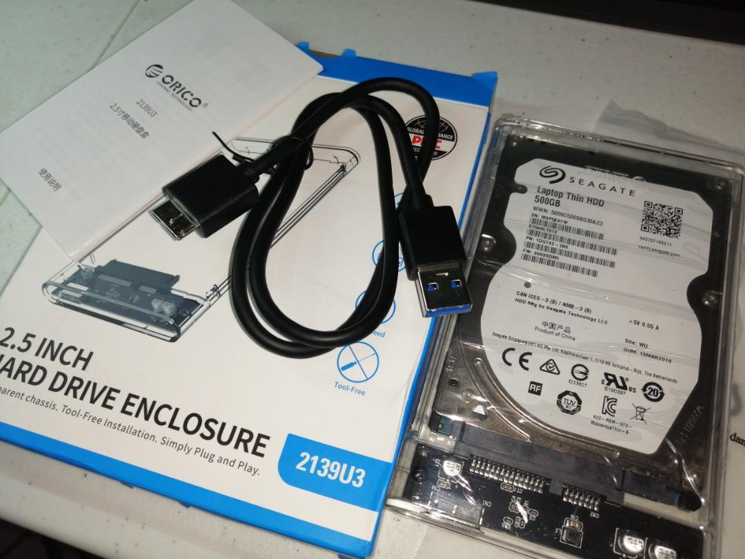 500gb Seagate External HDD (Category: Hard Disks & Thumbdrives) located in Bacoor. Submitted by ivanyun (Listing ID 1032445941, Image 2). Description: 500gb External HDD BACOOR only 1,600php COD within Bacoor EXTRA HDD KO LNG FREE Kunting MOVIES.