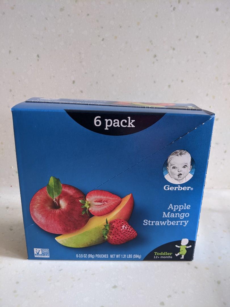 gerber fruit pouches