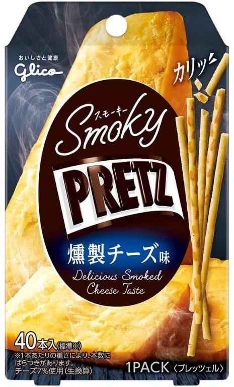 訂購 日本製造 smokey pretz 百力滋 煙燻芝士味 24g 14包裝