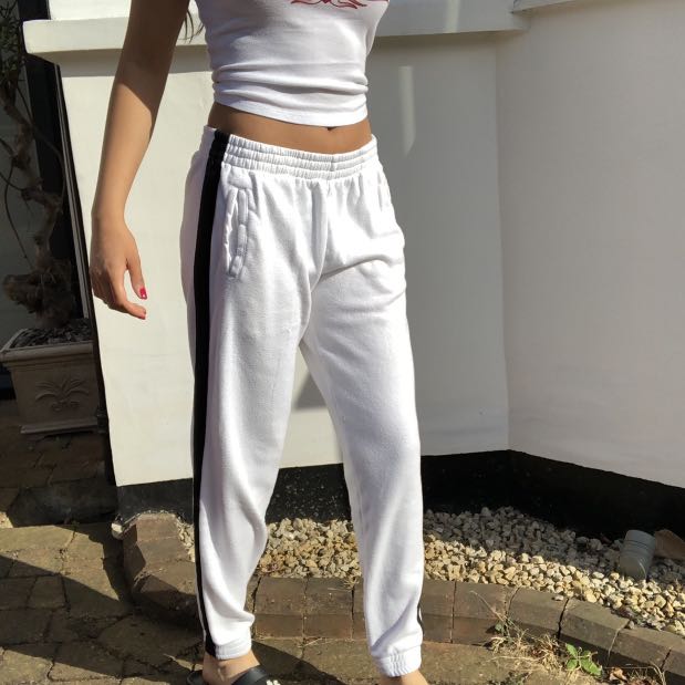 Brandy melville striped hotsell sweatpants