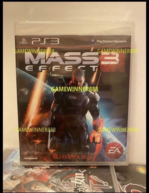 全新PS3遊戲質量效應3 MASS EFFECT 3 港版英文版, 電子遊戲, 遊戲機