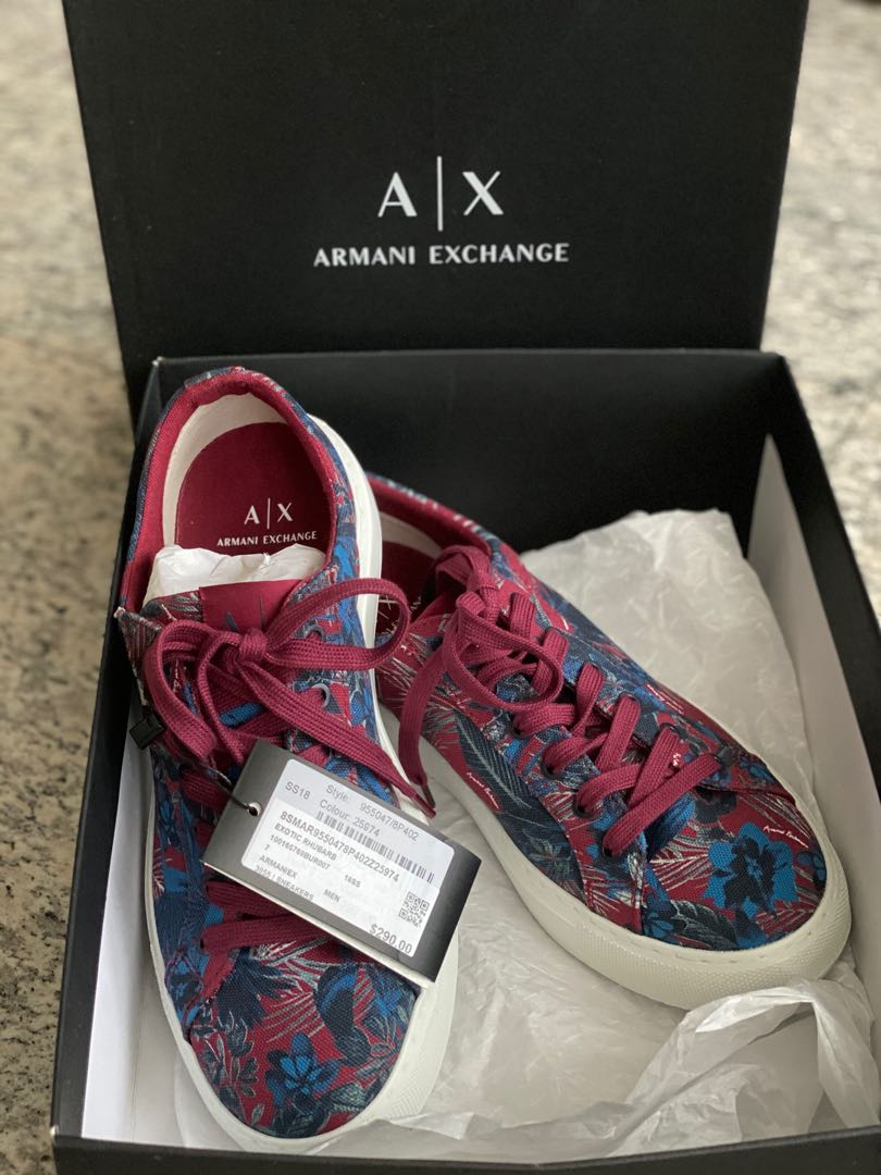 armani ax sneakers