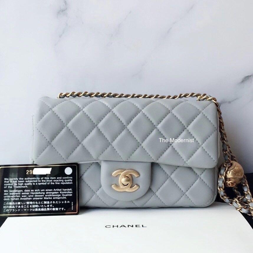 Authentic Chanel Pearl Crush Mini Rectangle