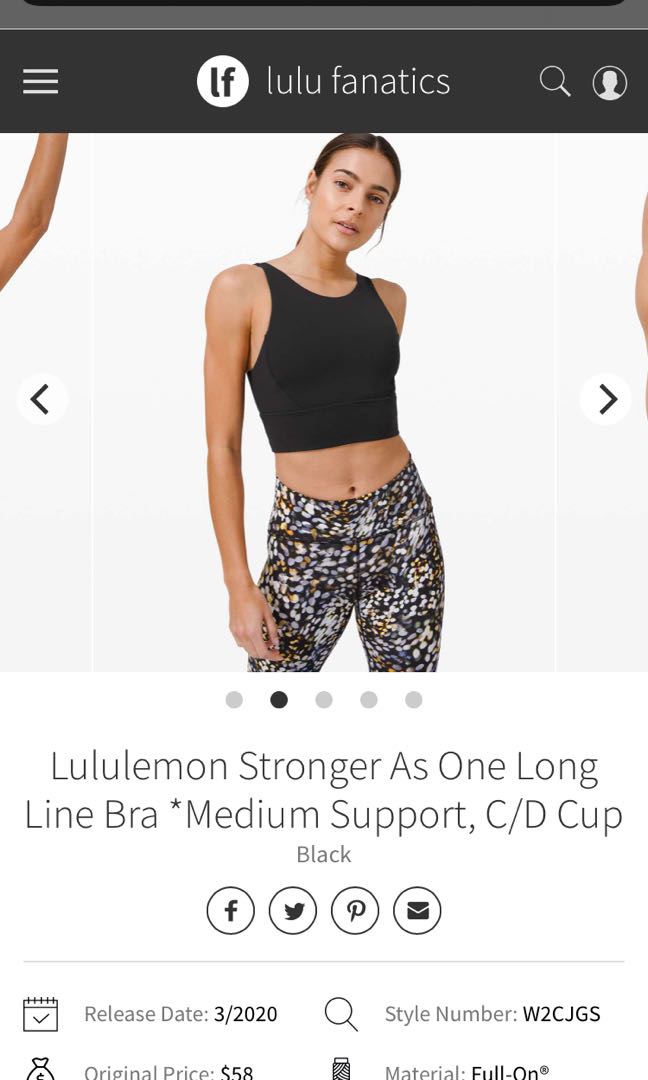 Lululemon Like a Cloud Bra Long Line *Light Support, B/C Cup - Blue Linen -  lulu fanatics