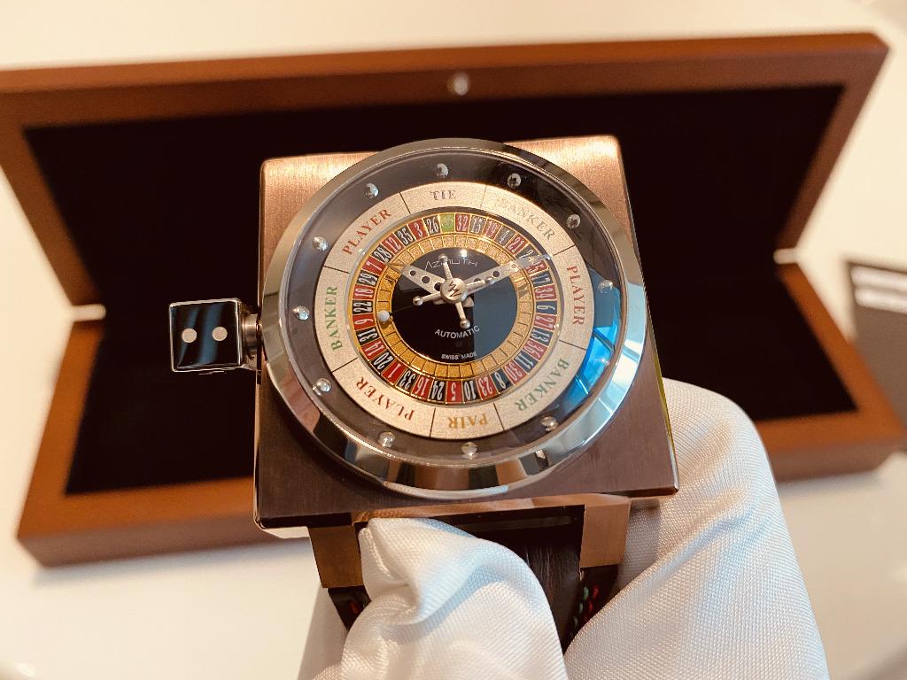 Azimuth SP 1 King Casino Steel Automatic Roulette Wrist Watch For Sale at  1stDibs