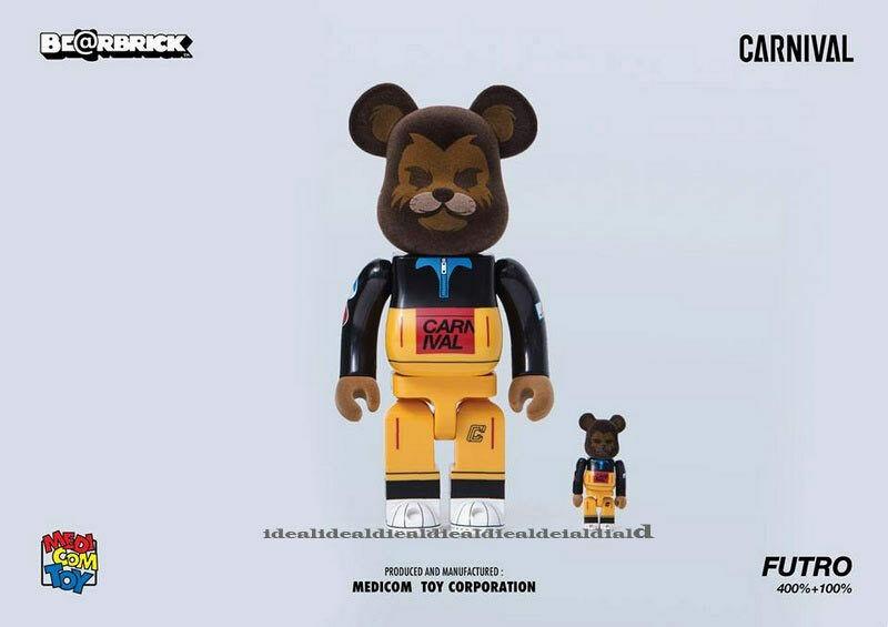 Bearbrick carnival 400% + 100% carnival (2nd ver.) thailand 泰國