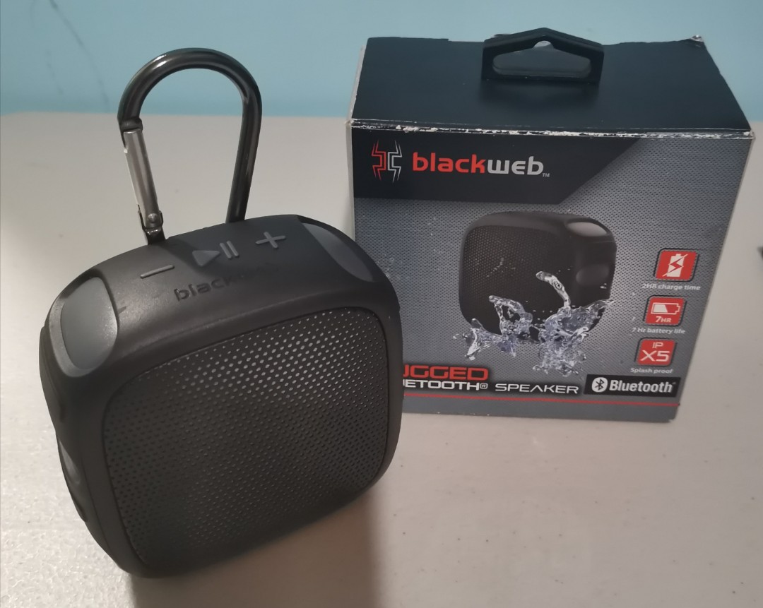 Blackweb Rugged Bluetooth Speaker, Audio, Soundbars, Speakers