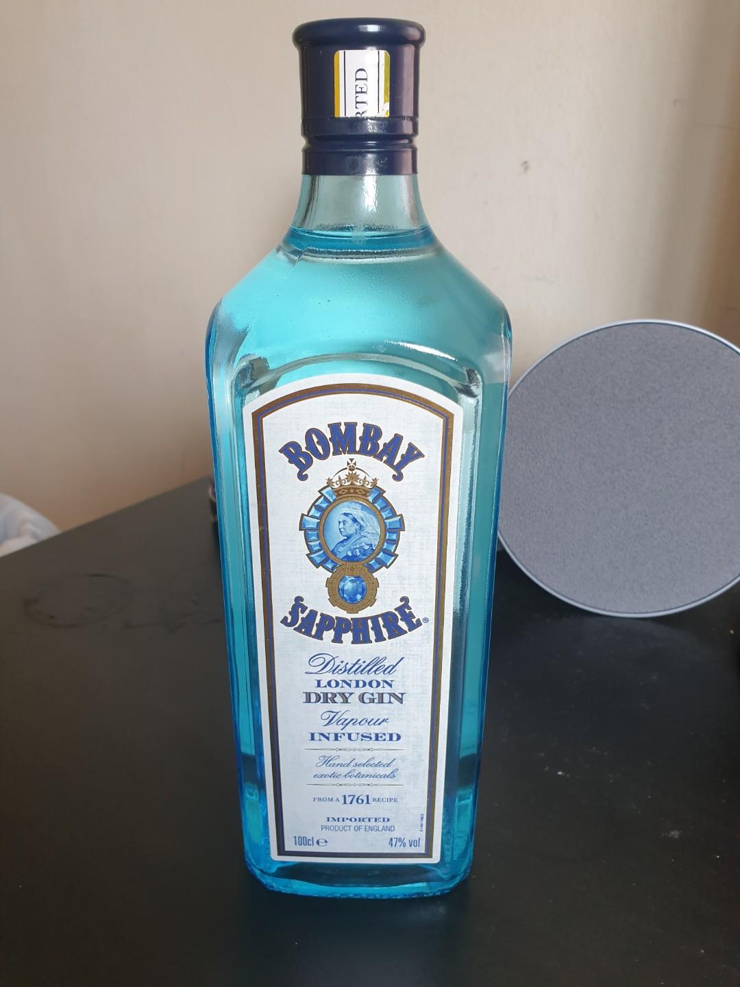 Bombay Sapphire Gin 1l Food Drinks Beverages On Carousell