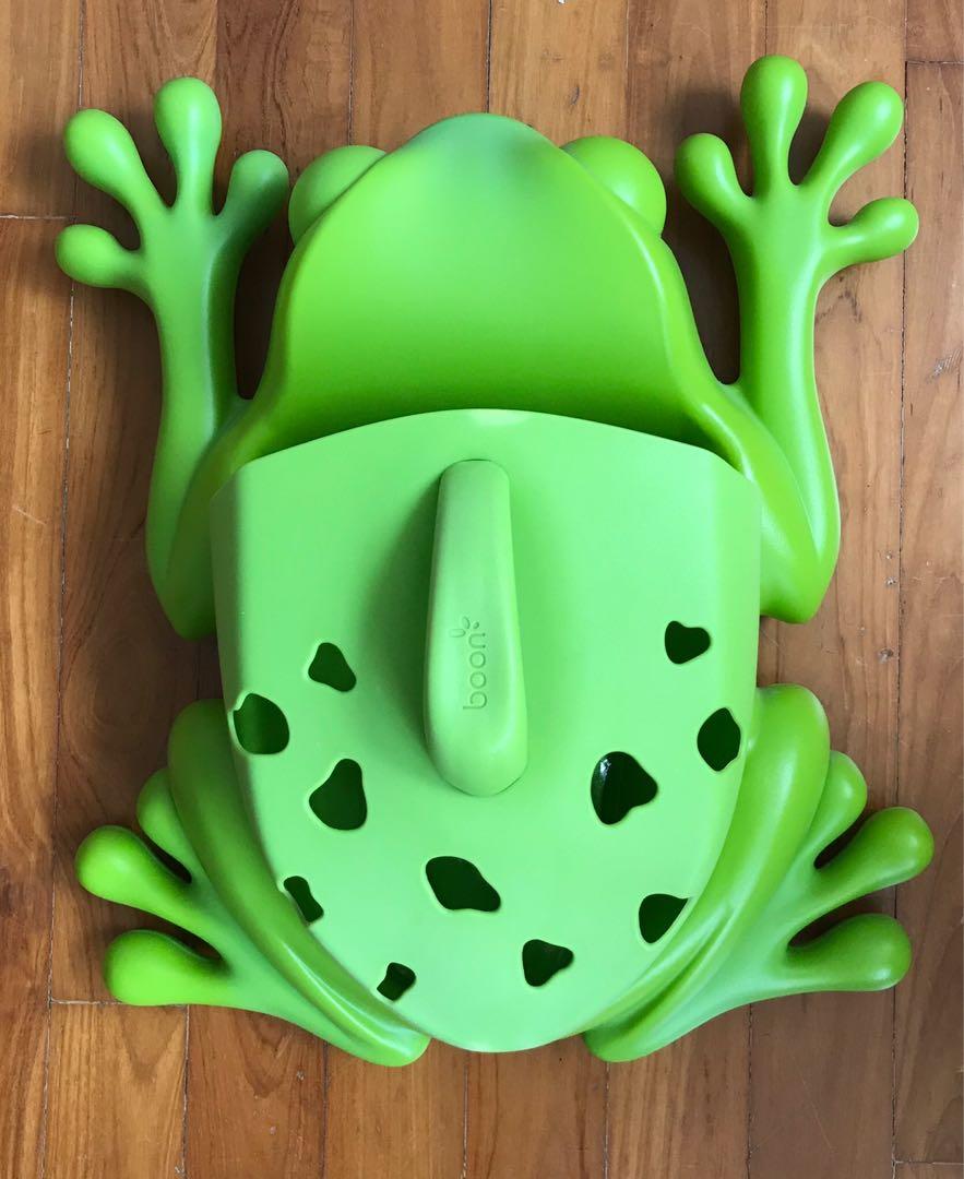 frog bath toy holder