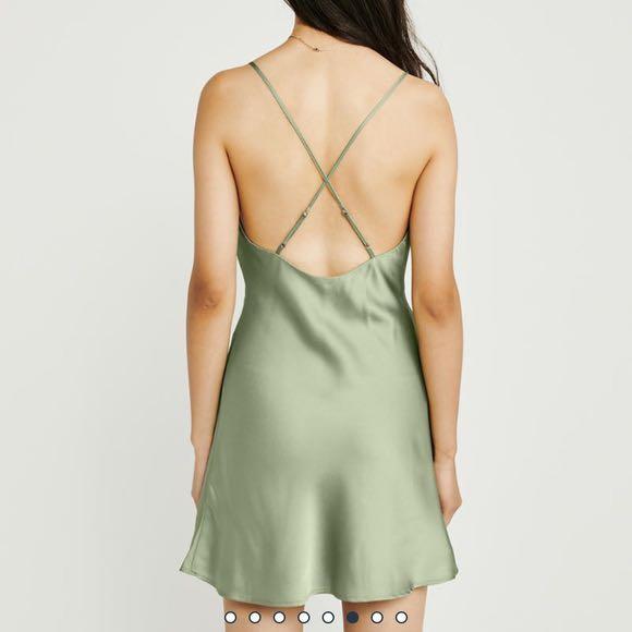 abercrombie cowl neck slip dress