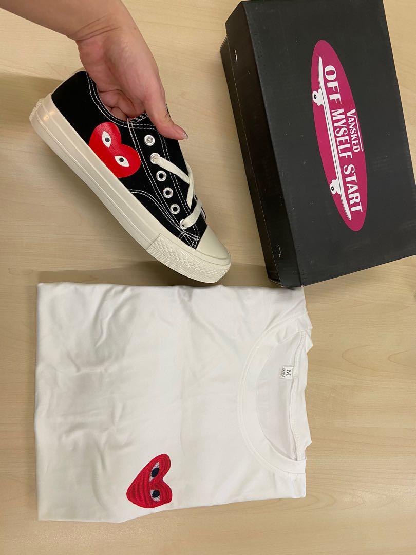 cdg converse with shorts