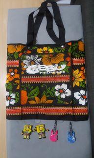 Cebu city Philippines souvenir foldable tote bag & ref magnet