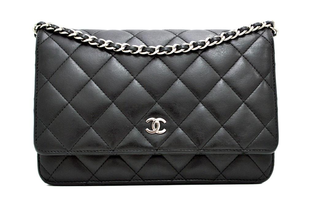 chanel black cross body