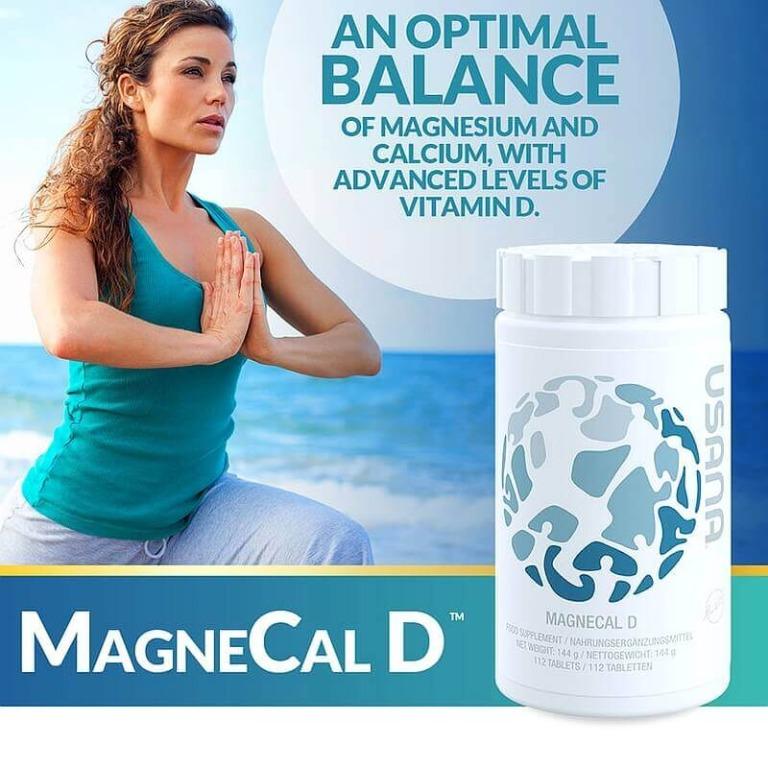 MagneCal D, USANA (FREE SHIPPING) 112 Tablets A balanced magnesium