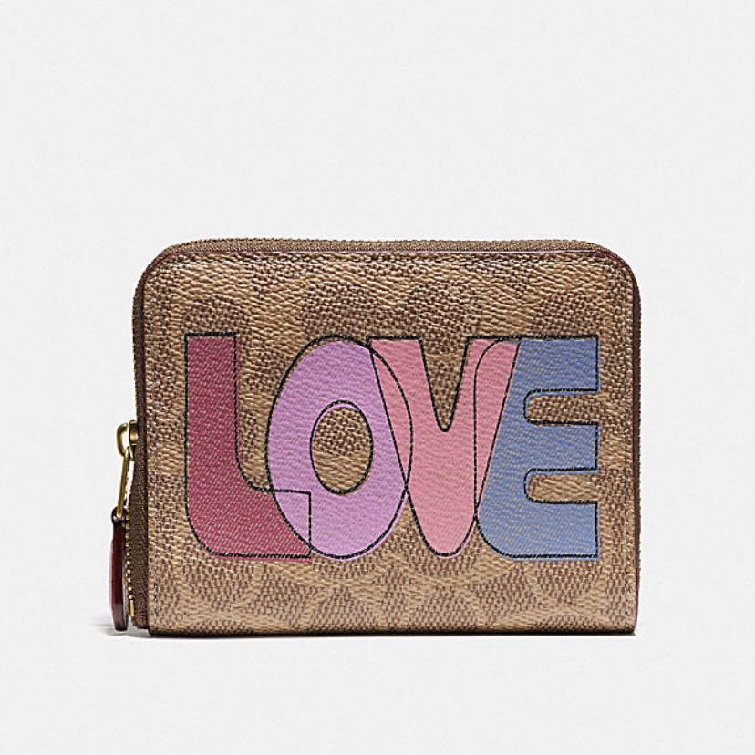 coach love wallet