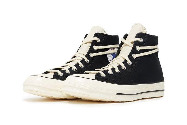 Converse Fear Of God Black Natural, Men's Fashion, Footwear, Sneakers on  Carousell