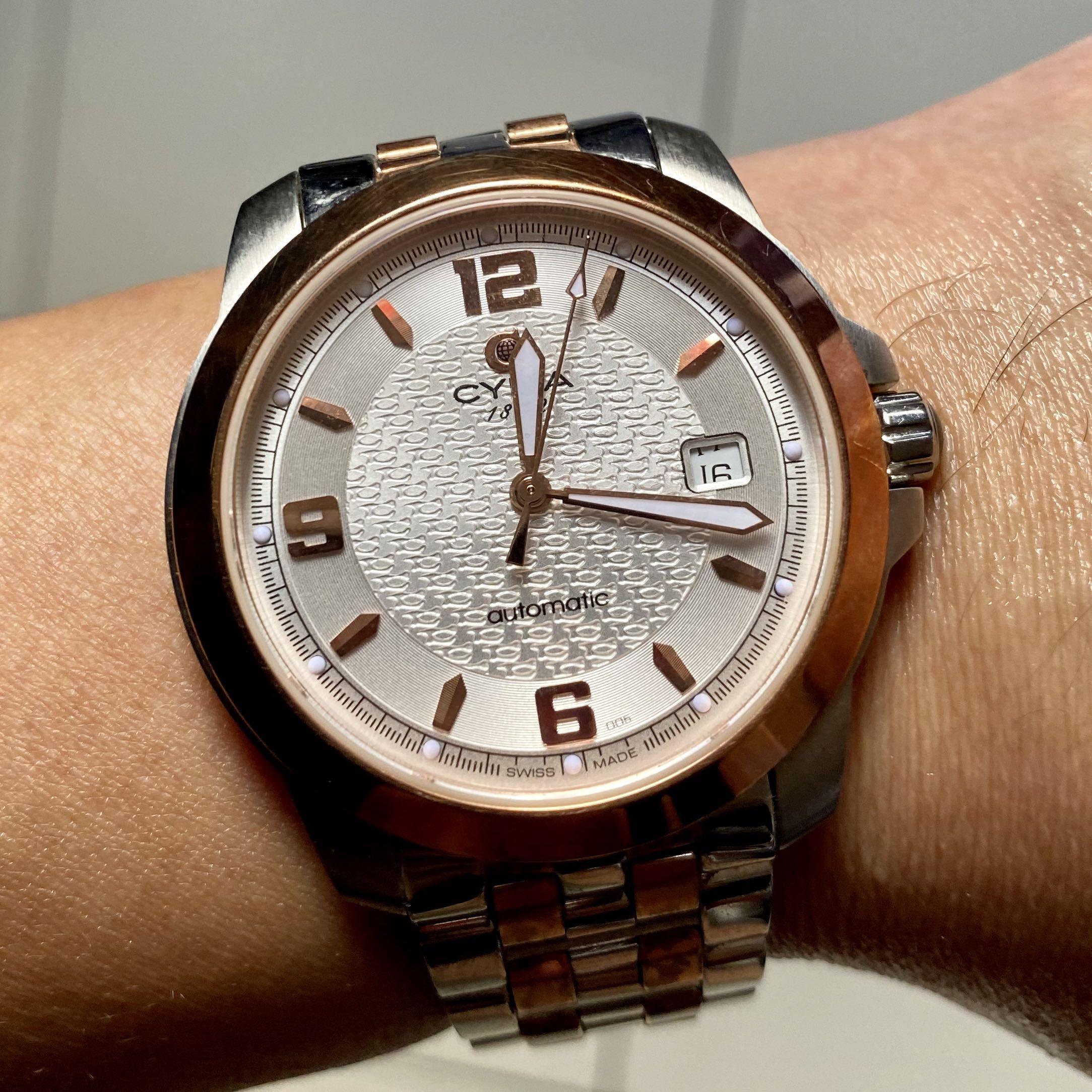 Cyma automatic watch online