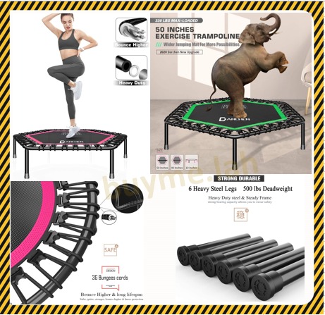 Darchen 450 lbs sale mini trampoline for adults