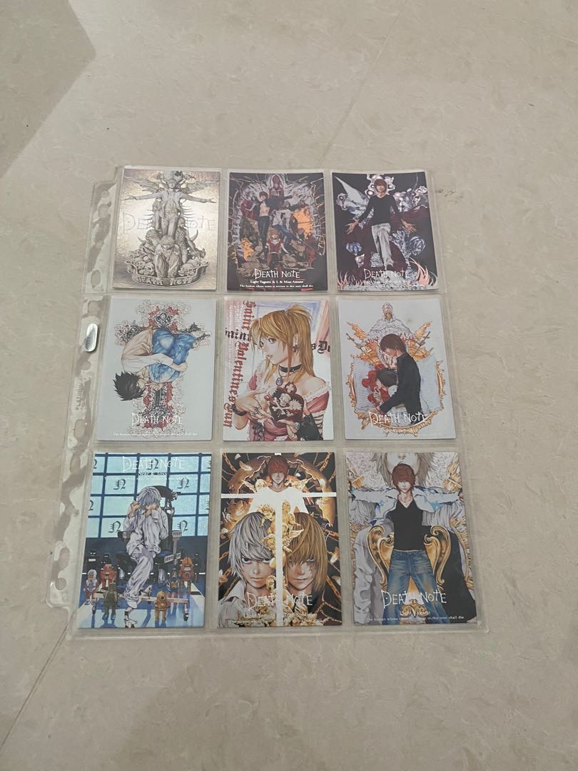 Death Note Anime Manga Trading Card Set Hobbies Toys Toys Games On Carousell Death Note Anime Manga Trading Card Set Hobbies Toys Toys Games On Carousell