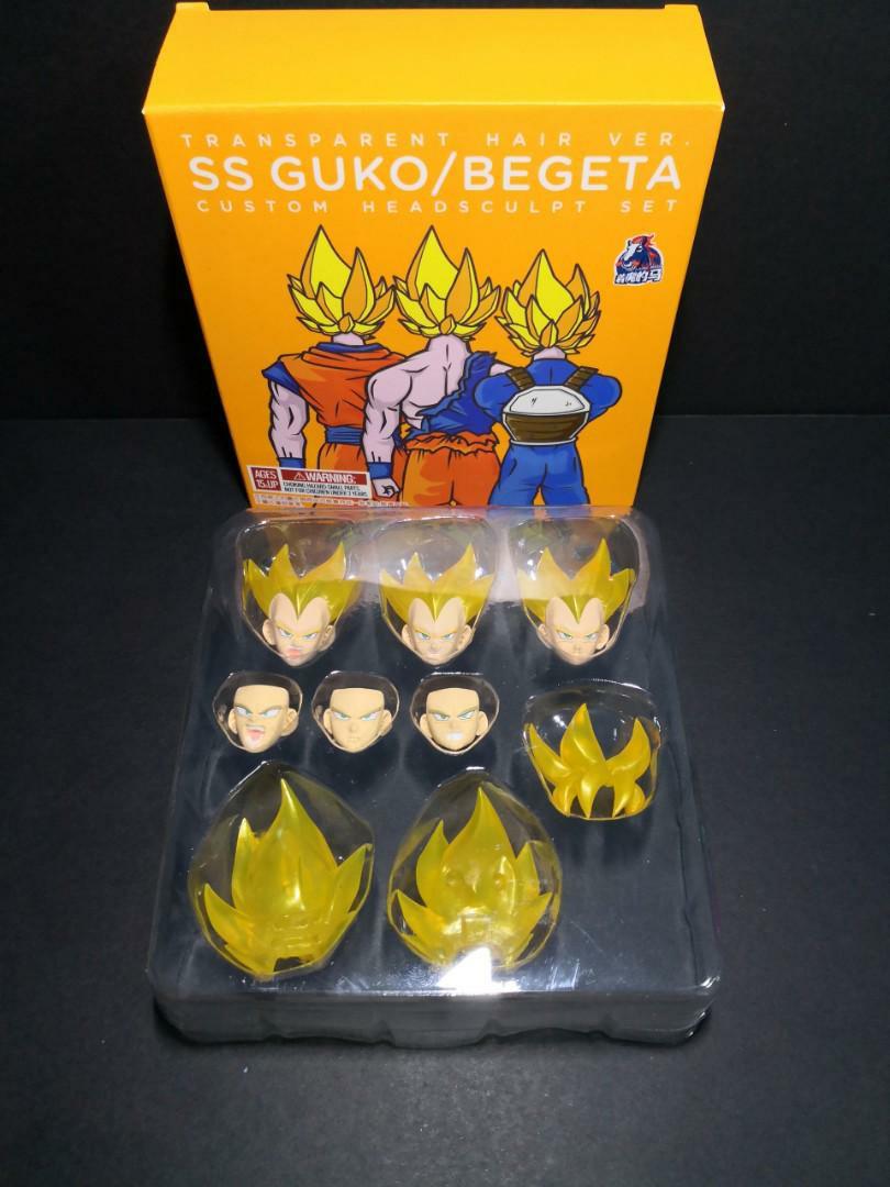 Demoniacal Fit Dragon Ball Guko Trunks Vegeta Begeta The Chosen Ones Begito  Custom Headsculpt Set Hair Accessories Figure Toys