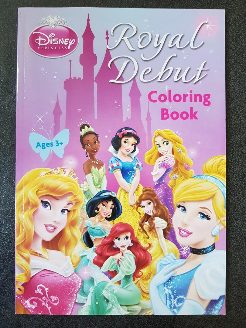 Disney Princess Coloring Book, Hobbies & Toys, Books ...