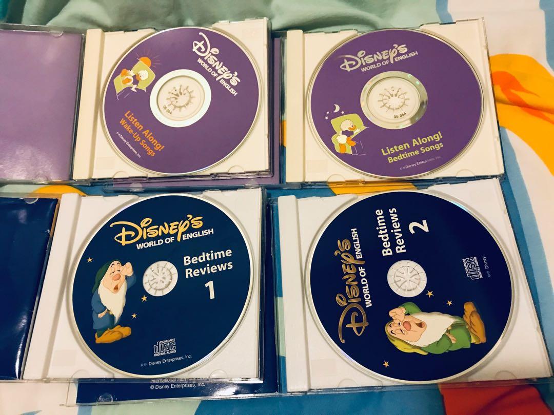 Disney World of English CD DVD DWE Listen Along Bedtime 美語世界